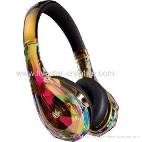 Monster Newest 2013 Monster Diamond Tears Headphones Gold W/controltalk